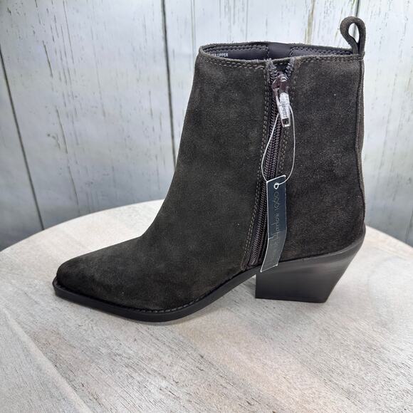 House of Harlow Womens Ankle Boots Size 6.5 Brown Leather Vintage Style Boot New - Picture 7 of 13